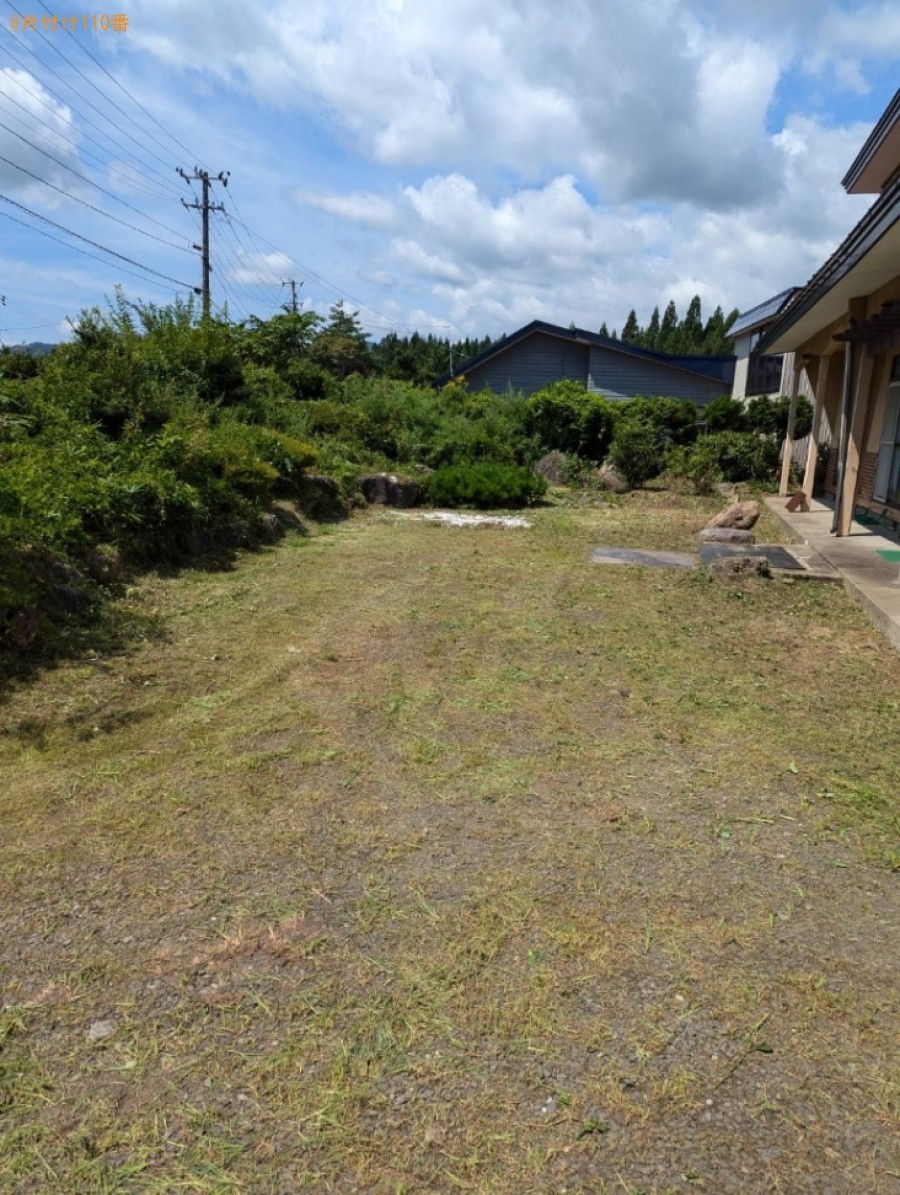 草刈り作業ご依頼　お客様の声